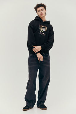 Sudadera con capucha y motivo Oversized Fit - H&m фото 3