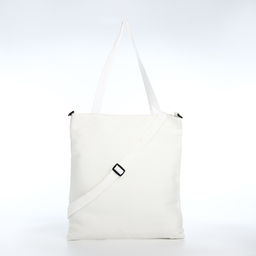 Шопер на молнии, цвет белый - Simaland фото 3