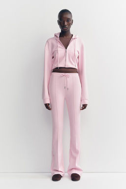 CROPPED INTERLOCK SWEATSHIRT