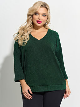 Джемпер 0057-8 темно-зеленый - Dora фото 7