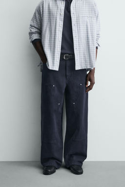 STUDDED CARPENTER TROUSERS - Zara фото 2