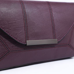 Сумка-клатч на магните, длинный ремень, цвет фиолетовый - Simaland фото 4