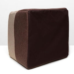 Дом трансформер Квадрат, рогожка, поролон, 43 х 42 х 34 см, бежево-коричневый - Пижон фото 9