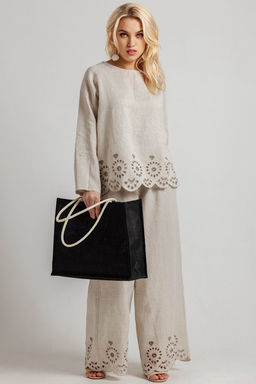 Блузка женская Р360809/01/Бежевый