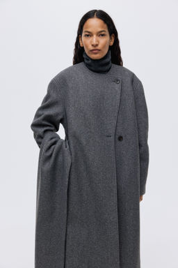 Abrigo con cuello tipo bufanda - H&m фото 8