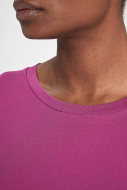 DeFactoFit Oversize-футболка премиум-класса для спортсменов с круглым вырезом и короткими рукавами  фото 7