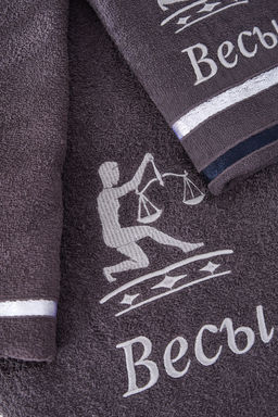 14418/10 Знаки зодиака полотенце махровое плотность 350гр