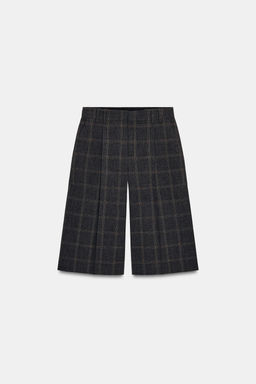 ZW COLLECTION CHECK BERMUDA SHORTS - Zara фото 16