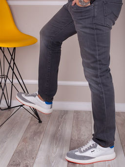 Кеды мужские Турция / Классические кроссовки в стиле casual 42000-01 Серый - Piniolo фото 2