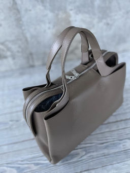 Женская кожаная сумка тоут 3120 Хаки