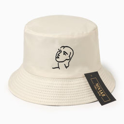 Панама женская двусторонняя MINAKU «Лицо», бежевая, размер 56-58