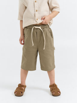 Шорты бермуды хлопковые Хаки - Bungly фото 2