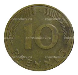 Монета 10 пфеннигов 1993 года A Германия