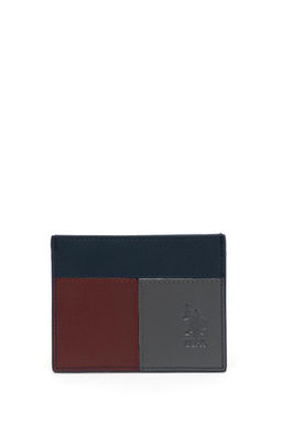 Мужская бордовая красная карточка