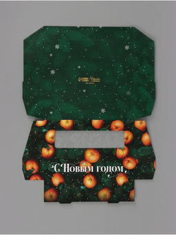 Цена за 5 шт. Коробка складная «Мандарины», 17 × 7 × 4 см