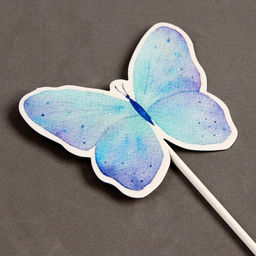 Украшение для торта Бабочки, в наборе 6 шт. - Страна карнавалия фото 2