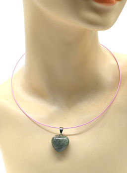 Розовый чокер для кулонов и подвесок из полимера, 45см