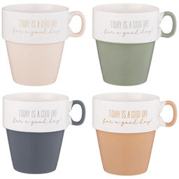 НАБОР КРУЖЕК LEFARD 4 ПР. 285МЛ  фото 3