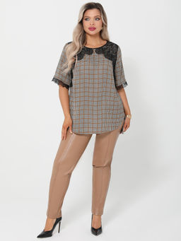 Блузка 0220-3 медово-бежевый