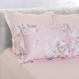 Постельное белье Пейдж (тенсель) Евро/Пододеяльник (молния, ушки): 1 шт.- 220*200; Простыня: 1 шт.- 260*240; Наволочка (молния, ушки): 2 шт.- 70*70; Наволочка (молния, ушки): 2 шт.- 50*70 Тенсел