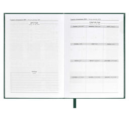 Ежедневник датированный 2024 ESCALADA, А6+, 176 л., арт. 63796/ 20 САРИФ-ЭКОНОМ ЗЕЛЁНЫЙ  фото 7