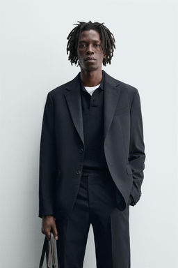 100% WOOL SUIT BLAZER - Zara фото 2