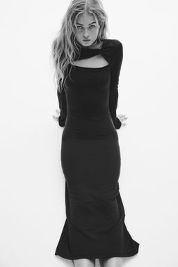 Vestido ajustado con detalle cut-out - H&m фото 6