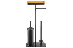 Подставка для туалетной бумаги и ершика 30*17*68,8 см Черная - Elan gallery фото 9