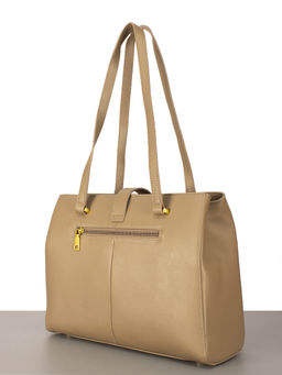 LACCOMA сумка TH1197-1P-капучино натуральная кожа полиэстер  фото 2