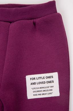 Теплый костюм для девочки из футера с начесом Bonito  фото 19