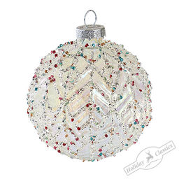 Шар "Весенний лес" (стекло) 8 см