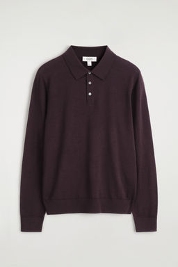 POLO DE LANA MERINO AJUSTADO