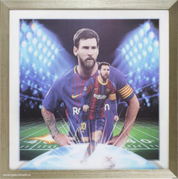 Картина 5D 40х40 MX200 Месси / ZR208A-186 /