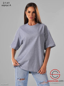 Женская футболка базовая однотонная - Bruno фото 7