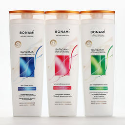 Бальзам для волос с маслом кокоса и жожоба, блеск и питание, 400 мл, BONAMI