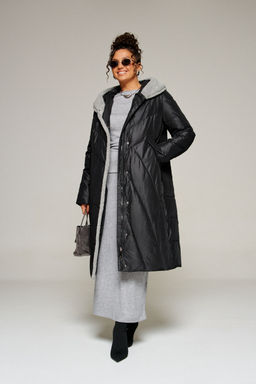 Пальто Beautiful Free 8017 черный