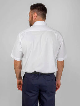Сорочка мужская короткий рукав GREG 100/109/WHITE_V
