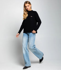 Джемпер #КТ8210, чёрный