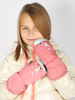 Варежки детские болоньевые Kim Lin - Соль&перец фото 2