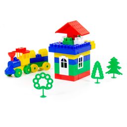 Конструктор Строитель (Малый, 66 элементов) (в мешке) - Полесье фото 2