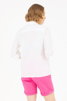 Рубашка женская белая Uzunkol Basic - U.s. polo assn фото 19