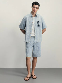 Верхняя сорочка джинсовая мужская / Zarina  фото 2