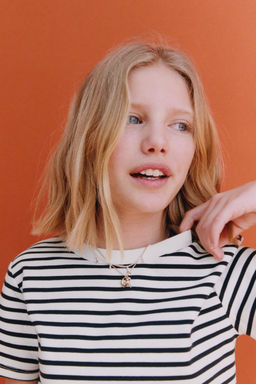 INTERLOCK STRIPED T-SHIRT - Zara фото 11