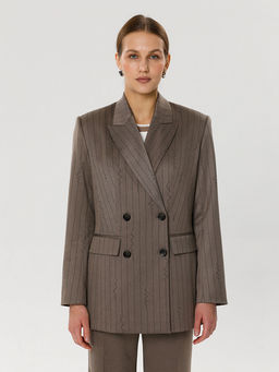 Жакет в полоску