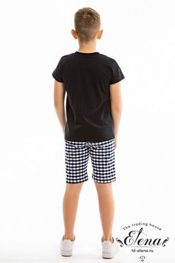 Костюм (футб+шорты) М21994Пв Синий - Елена фото 3