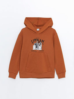 Kap??onlu Erkek ?ocuk Sweatshirt