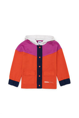 Фиолетовый свитшот для девочки - U.s. polo assn фото 2