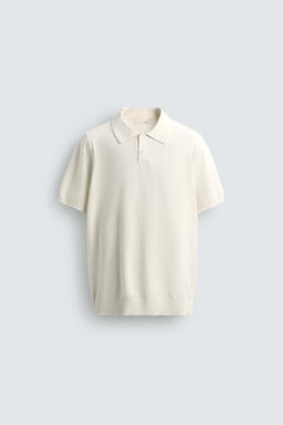 POLO PUNTO REGULAR FIT ESTRUCTURA / Blanco - Zara фото 8