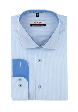 Сорочка мужская длинный рукав GREG 211/131/ROM/ZN/1p  фото 3