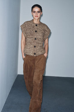 THICK KNIT VEST - Zara фото 3